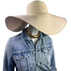 TOUCHÉ COLLECTION OVER DRAMATICA CREAM SUN SOFT FLOP HAT